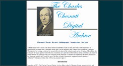 Desktop Screenshot of chesnuttarchive.org